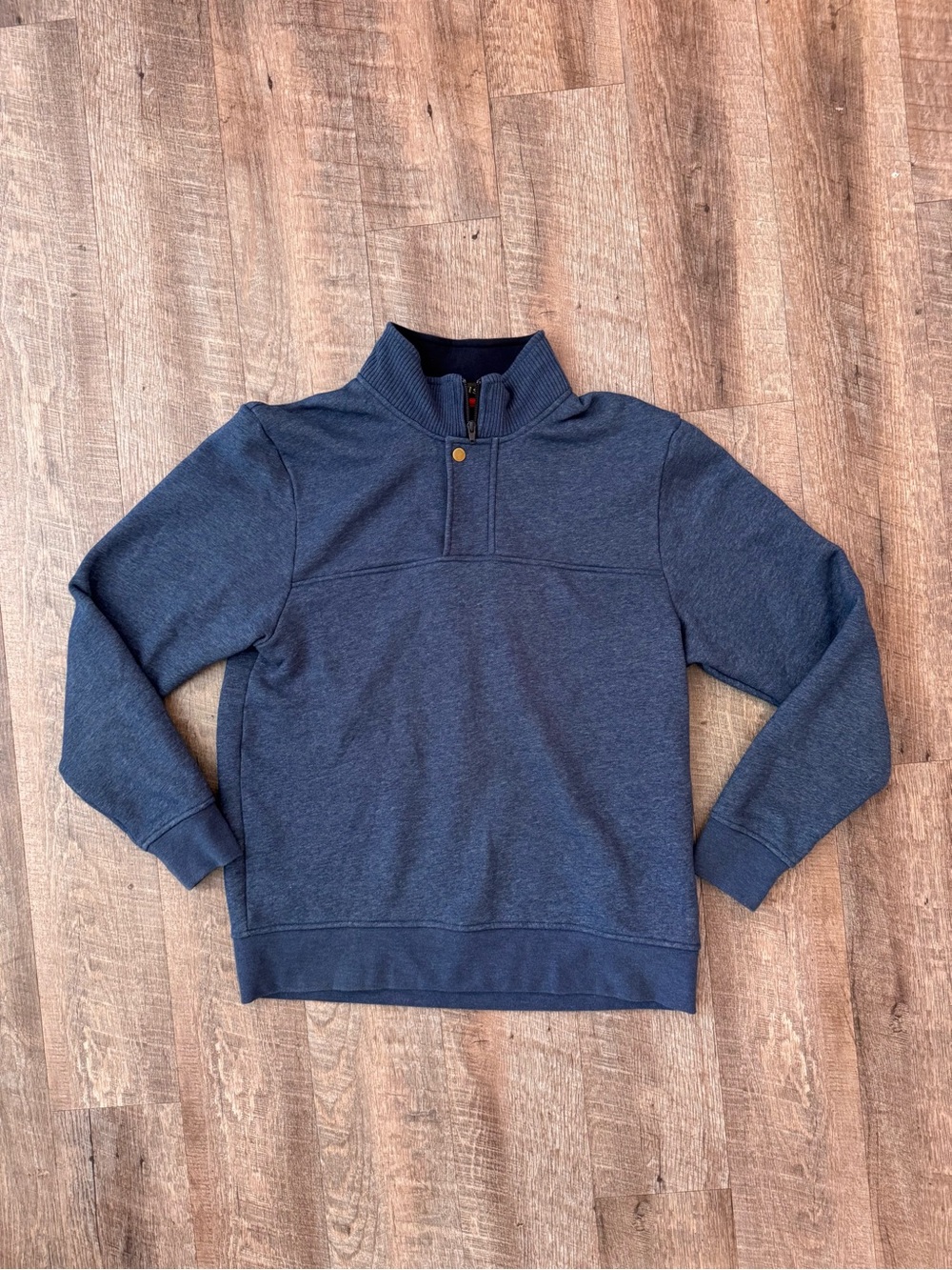 Orvis Men's Zip-Up Pullover Sweater - Navy